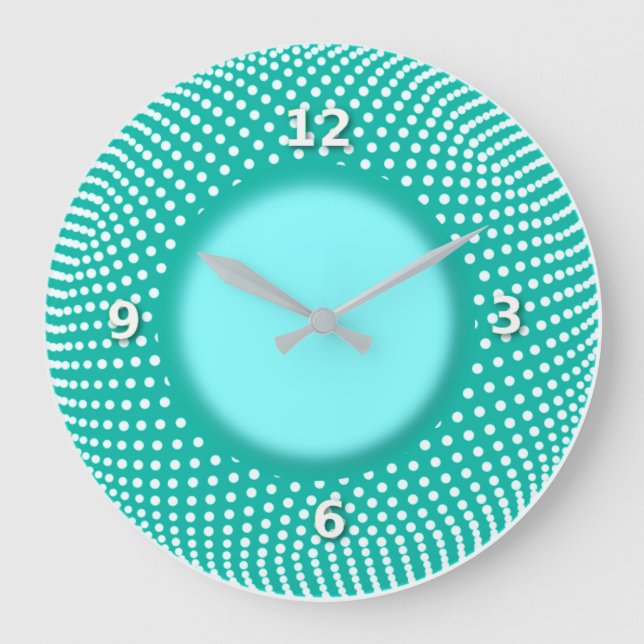 Reloj Redondo Grande Moderno (Anverso)