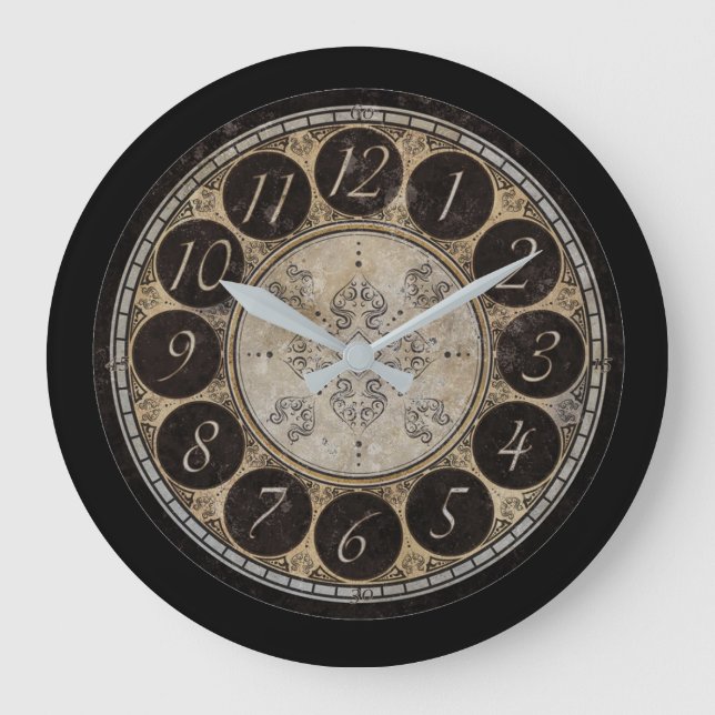 Reloj Redondo Grande Moderno (Anverso)