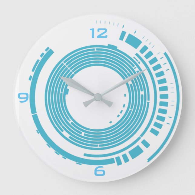 Reloj Redondo Grande Moderno (Anverso)