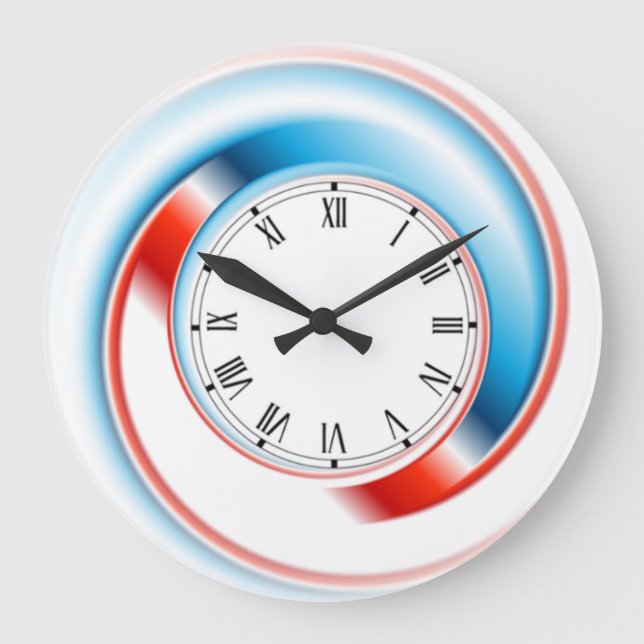 Reloj Redondo Grande Moderno (Anverso)