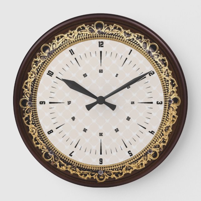 Reloj Redondo Grande Moderno (Anverso)