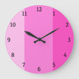 Reloj Redondo Grande Moderno color rosa