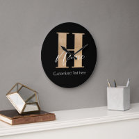 Moderno Monogramado inicial H & Name Personalizado