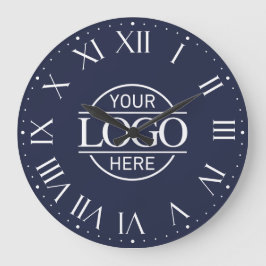 Reloj Redondo Grande Moderno Personalizado de logotipos de empresas de