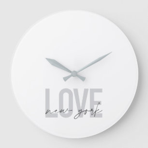 Reloj Redondo Grande Moderno, urbano, fresco diseño simple de Love New 