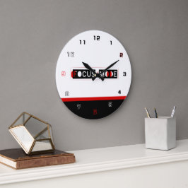 Reloj Redondo Grande Modo Enfoque