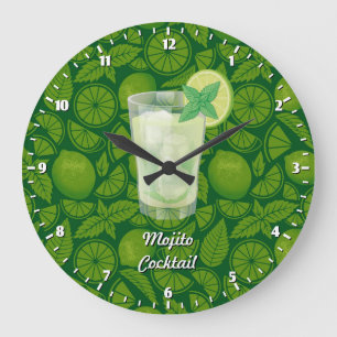 Reloj Redondo Grande Mojito