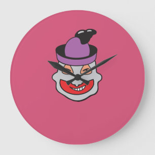 Reloj Redondo Grande Momento secuencial Caramelo-FO que define el