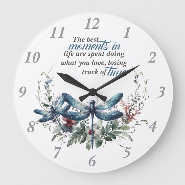 Reloj Redondo Grande Momentos en el tiempo (Anverso)