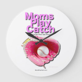 Reloj Redondo Grande Moms Play Catch