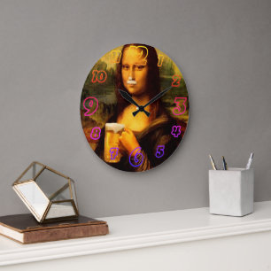 Reloj Redondo Grande Mona Lisa Beer Beer lover