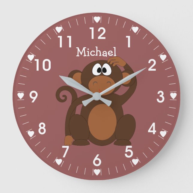 Reloj Redondo Grande Mono (Anverso)