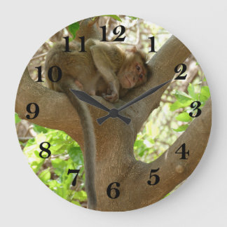 Reloj Redondo Grande Mono - Estoy demasiado cansado