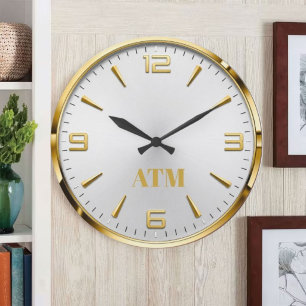 Reloj Redondo Grande Monogrammed birthday gift for him and her elegant 