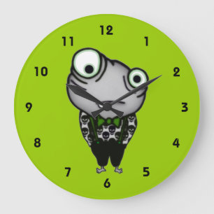 Reloj Redondo Grande Monstruo bien vestido