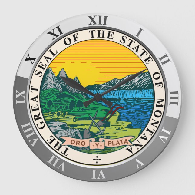 Reloj Redondo Grande Montana (Anverso)