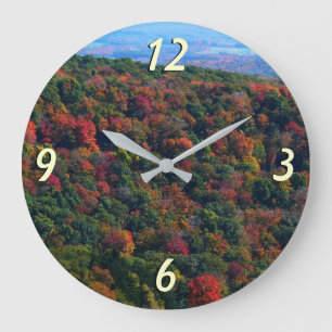 Reloj Redondo Grande Montañas Apalaches en otoño