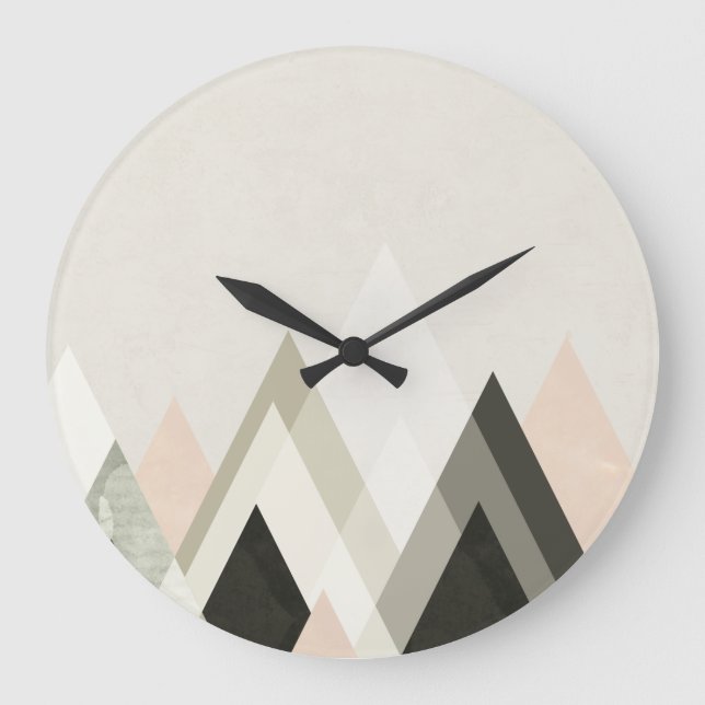 Reloj Redondo Grande Montañas más allá de las montañas III (Anverso)