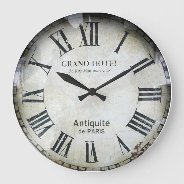 Reloj Redondo Grande Montmartre Clock (Anverso)