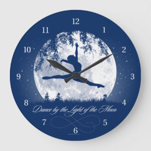 Reloj Redondo Grande Moon Dance