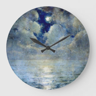 Reloj Redondo Grande Moonlight Through the Clouds
