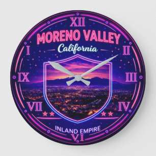 Reloj Redondo Grande Moreno Valley California Nightscape