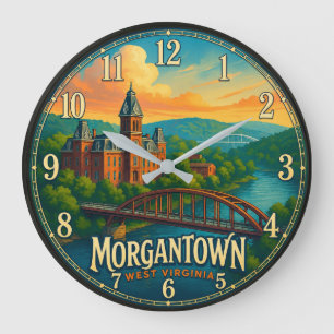 Reloj Redondo Grande Morgantown West Virginia