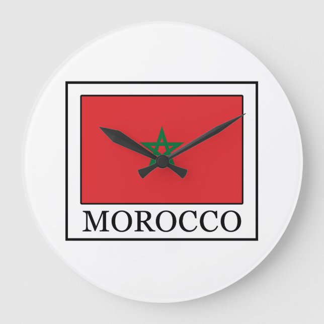 Reloj Redondo Grande Morocco (Anverso)