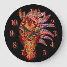 Mosaico de joyas de caballo colorido cowgirl eques