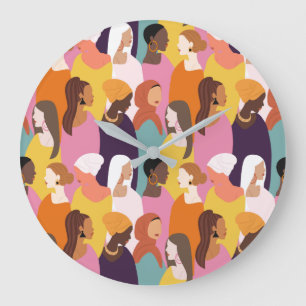 Reloj Redondo Grande Mother's Day Wall Clock