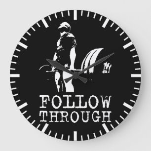 Reloj Redondo Grande Motivación de entrenamiento