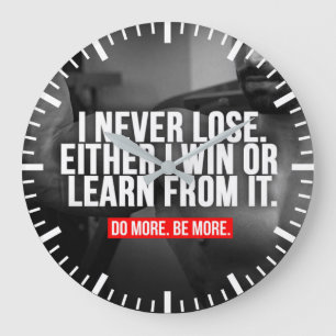 Reloj Redondo Grande Motivación de entrenamiento
