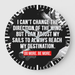 Reloj Redondo Grande Motivación de entrenamiento