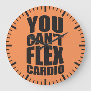 Reloj Redondo Grande Motivación de gimnasio