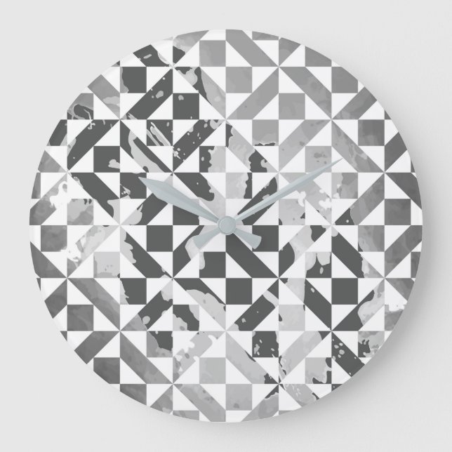 Reloj Redondo Grande Motivos acuarelas 4 (Anverso)