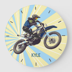 Reloj Redondo Grande Motocromo