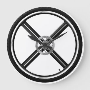 Reloj Redondo Grande Mountain Bike Wheel