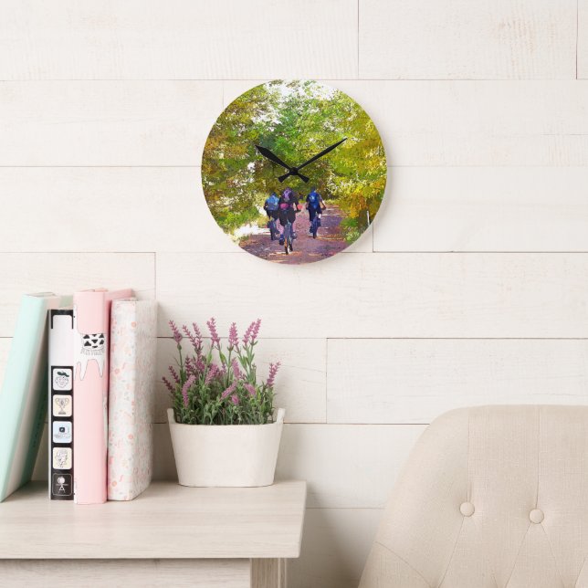 RELOJ REDONDO GRANDE MOUNTAIN BIKING (Sala de lectura)