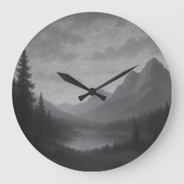 Reloj Redondo Grande Mountain Escape Clock