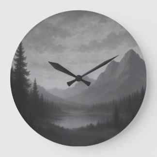 Reloj Redondo Grande Mountain Escape Clock