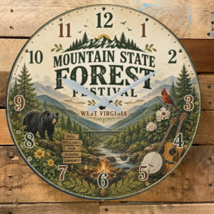 Reloj Redondo Grande Mountain State Forest Festival West Virginia