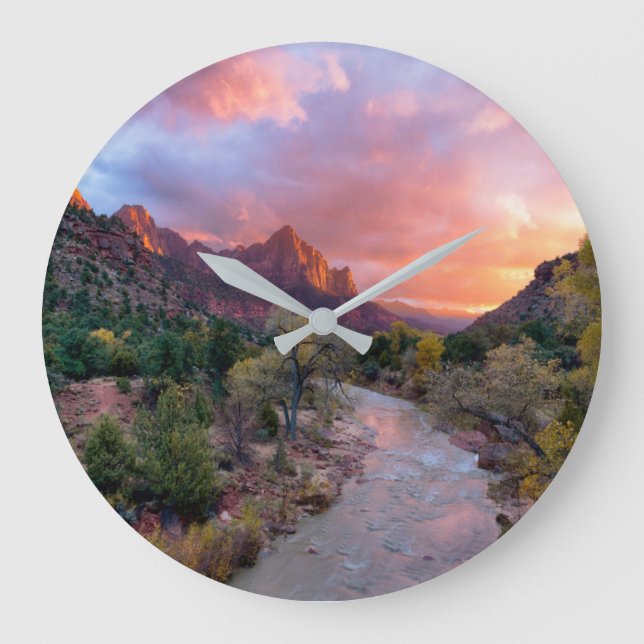 Reloj Redondo Grande Mountains | The Watchman Zion Nathional Park Utah (Anverso)