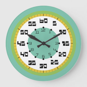 RELOJ REDONDO GRANDE MOUNTCOLORS BY MASANSER PIXELAT