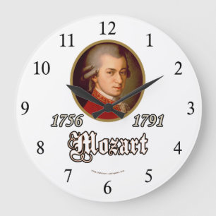 Reloj Redondo Grande Mozart