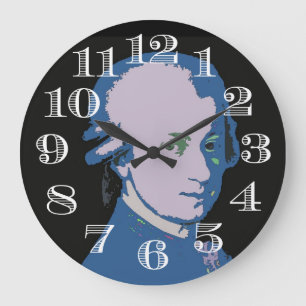 Reloj Redondo Grande Mozart Clock Design