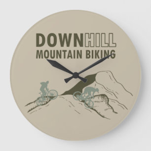 Reloj Redondo Grande MTB Downhill Bicicleta de Montaña