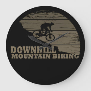 Reloj Redondo Grande MTB Downhill Ciclismo de Montaña