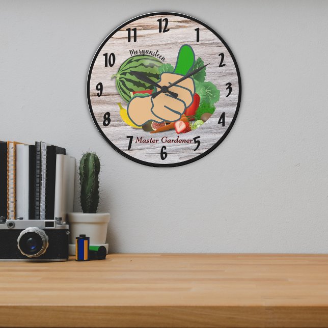 Reloj Redondo Grande Muéstrenme el dedo pulgar Agarrador Maestro Person (Subido por el creador)