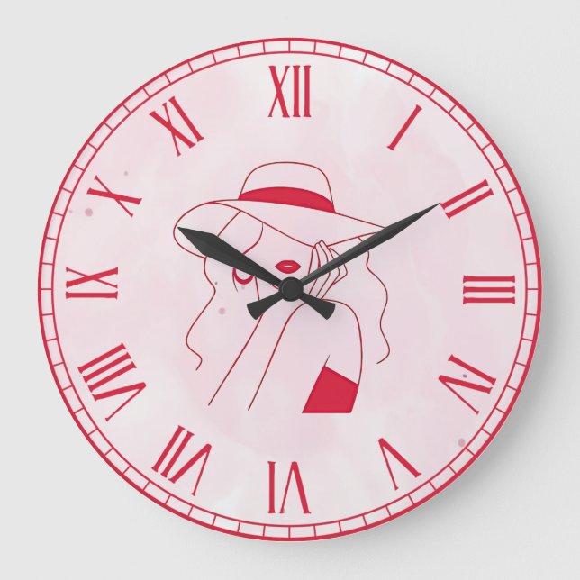 Reloj Redondo Grande Mujer (Anverso)