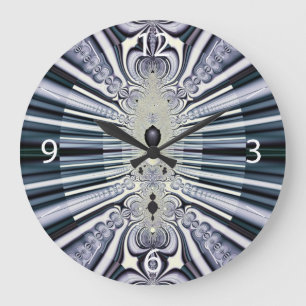 Reloj Redondo Grande Mundo Púrpura
